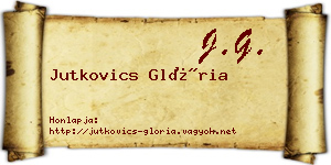 Jutkovics Glória névjegykártya